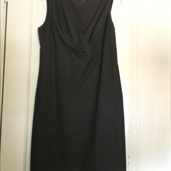 Eliza J Grey V neck dress - Picture 1 of 11
